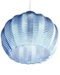 Miniatyrbillede 6 af 10: Pendel Lampe Blå Glas ø 15 cm Retro Hængelampe Glaskugle Design Køkken Spisebordslampe