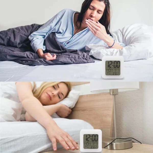 Vækkeur RGB LED Natlys Vækkeur