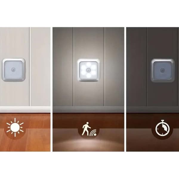 Selvklæbende LED natlampe med bevægelsessensor