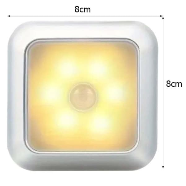 Selvklæbende LED natlampe med bevægelsessensor