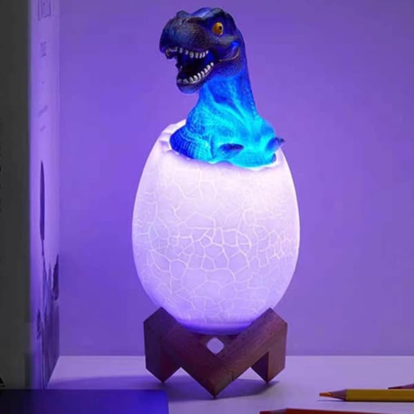 3D RGB LED Lampe Dinosaur T-REX Natlampe