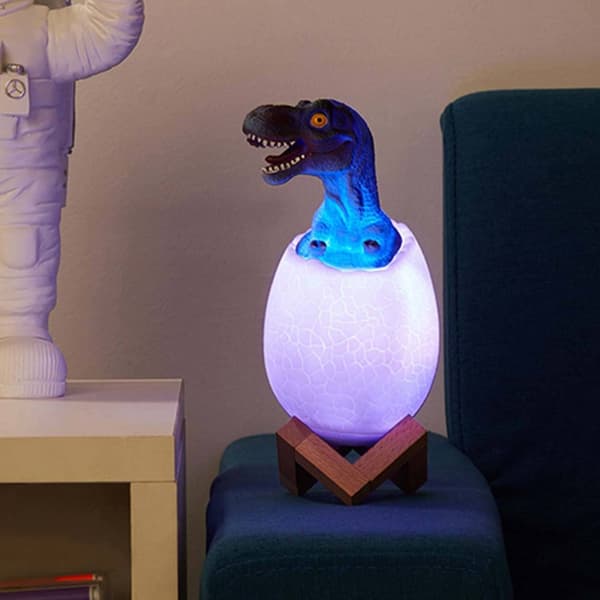 3D RGB LED Lampe Dinosaur T-REX Natlampe