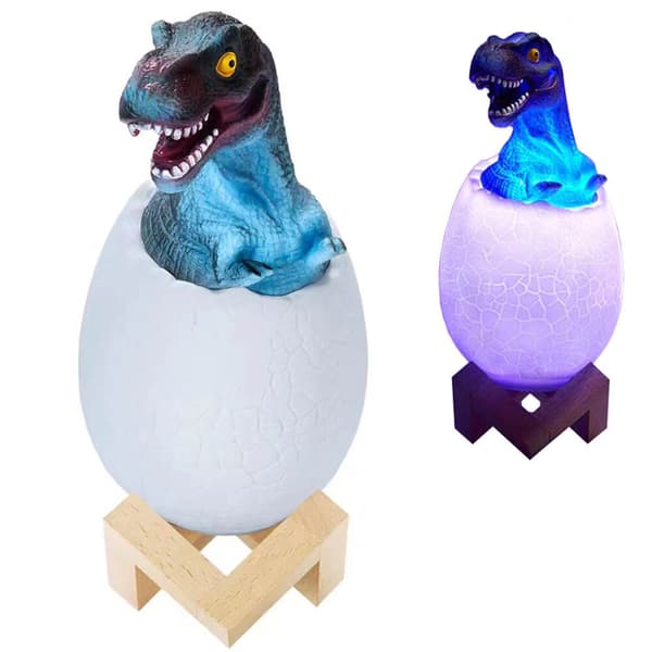 3D RGB LED Lampe Dinosaur T-REX Natlampe