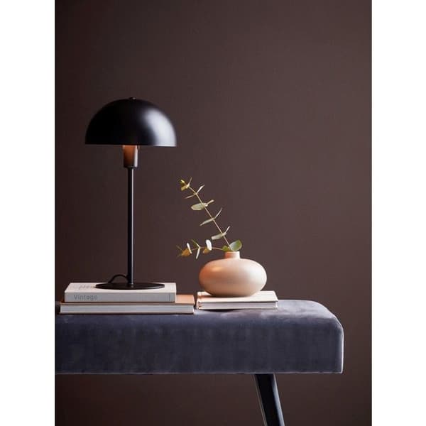 Bordslampa - Nordlux - Ellen - Svart Metall - E14 - H.40 cm - IP20