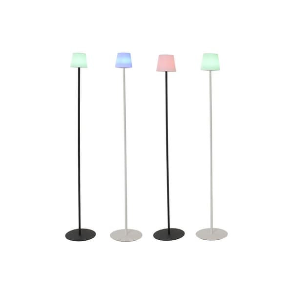Solcellslampa Home ESPRIT Svart 25 x 25 x 140 cm