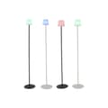 Miniatyrbillede 1 af 6: Solcellelampe Home ESPRIT Sort 25 x 25 x 140 cm
