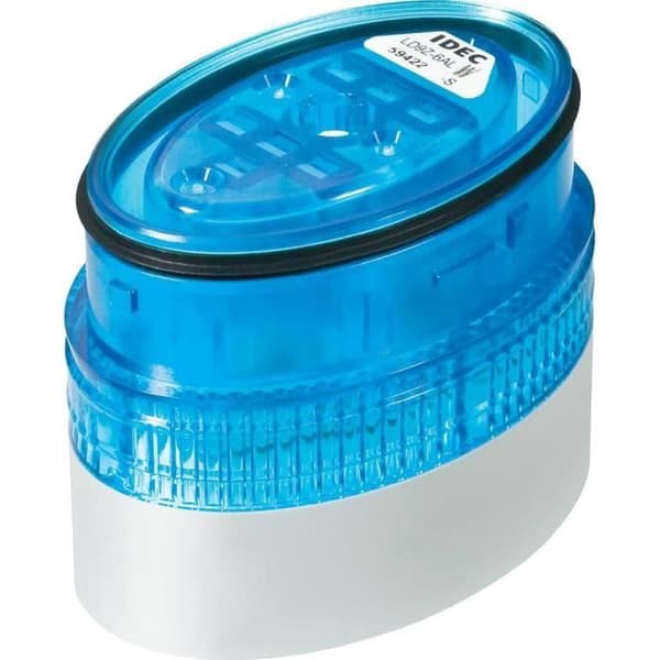 Modul LED färg blå färgad lins 24 V A…
