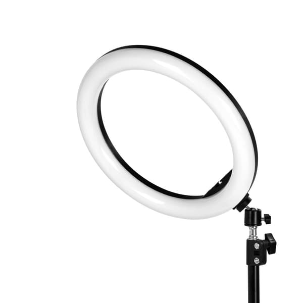 GLOW ringlampe 13"""" bsc med stativ 10W