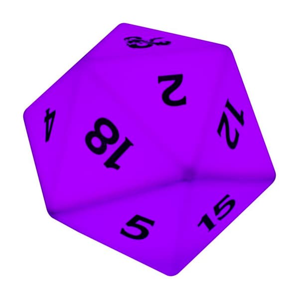 Dungeons and Dragons Dice D12 Lampa - Unisex - Sänglampa