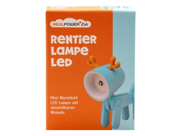 RealPower LED-Tier Taschanlampe Blue deer (486311)