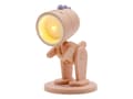 Miniatyrbild 1 av 3: RealPower LED-djurlampa Rosa dino med bas