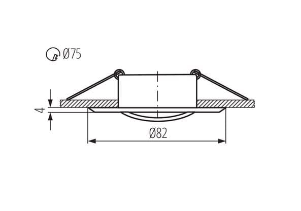 Kanlux VIDI CTC-5515-B Taklampa Svart modell: 25996