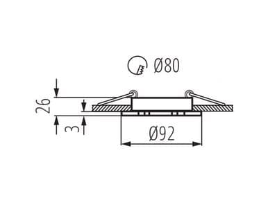 Kanlux SEIDY CT-DTO50-B Loftslampe Sort model: 18288