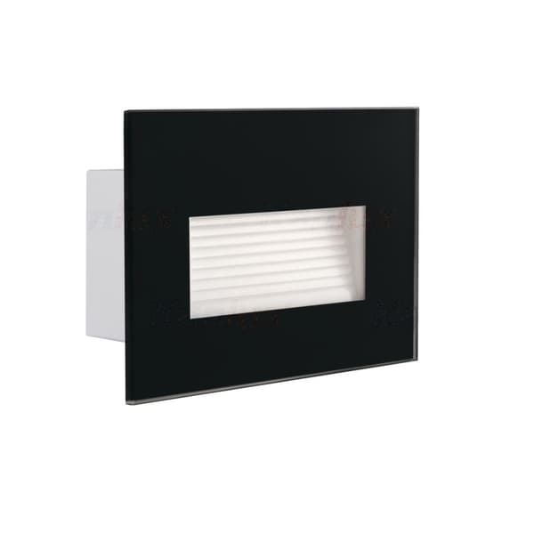 Kanlux GLASI LED infälld lampa 3W 140lm 4000K IP44 svart 33694