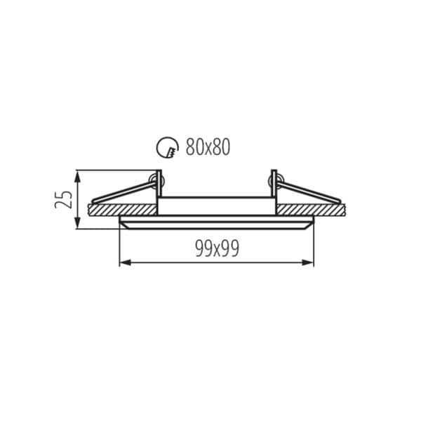 Kanlux ALREN loftslampe sort model: 26757