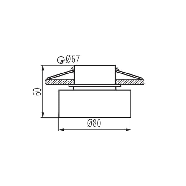 Kanlux GOVIK DSO-W Taklampa Vit modell: 29235