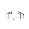Miniatyrbillede 4 af 6: Mini Bord loftspot sort 28783 - Kanlux