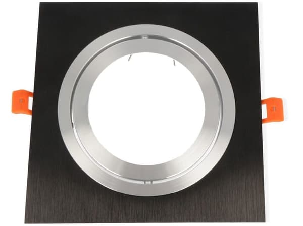 Led Line loft forsænket firkantet mat sort 248399