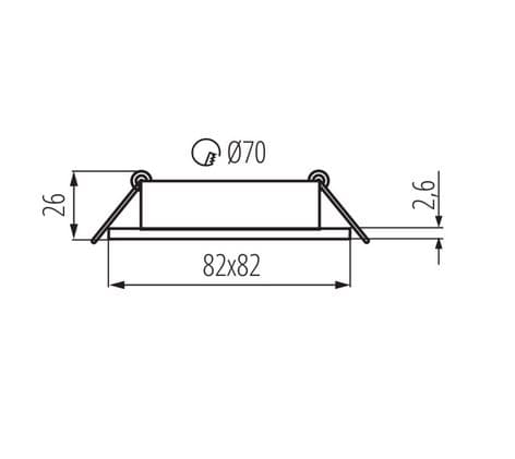 Kanlux DALLA CT-DTL50-B Loftslampe Sort model: 22433