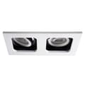 Miniatyrbild 1 av 3: Kanlux takspotlight REUL 2xDTL W/B vit/svart 33663