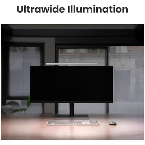 Skrivbordslampa LED - BENQ - ScreenBar Pro - Smart Belysning - Rörelsesensor - Platsbesparande