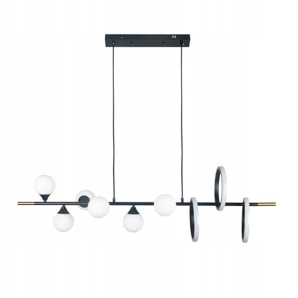 LED loftslampe PLAFON Lysekrone 3-ringskugler NYHED