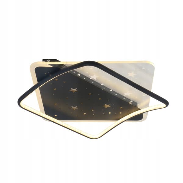 Lampe Lysekrone Loft Led Til Soveværelse Stue Fjernbetjening 50 x 50 cm