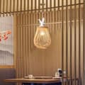 Pikkukuva 2 / 5: Kattolamppu ripustettava bambu BOHO rottinkipuuta loft lintu