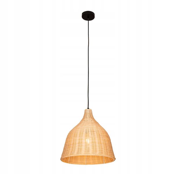 Loftslampe Hængende Bambus BOHO Rattan Træ Loft