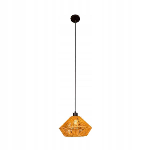 Taklampa Hängande Bambu BOHO Rotting Trä Loft