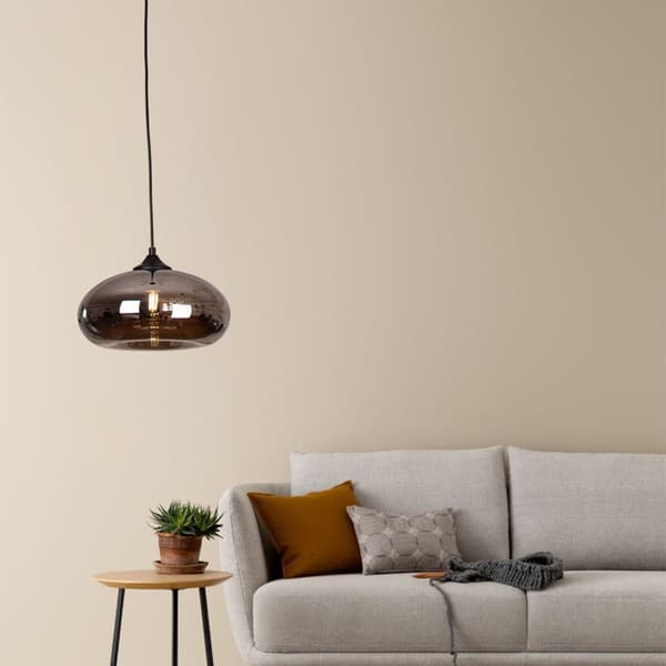 Hængende Loftslampe Til Stue Spisestue Glasskærm