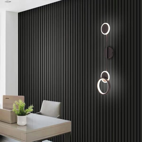 Seinävalaisin Musta LED 65cm