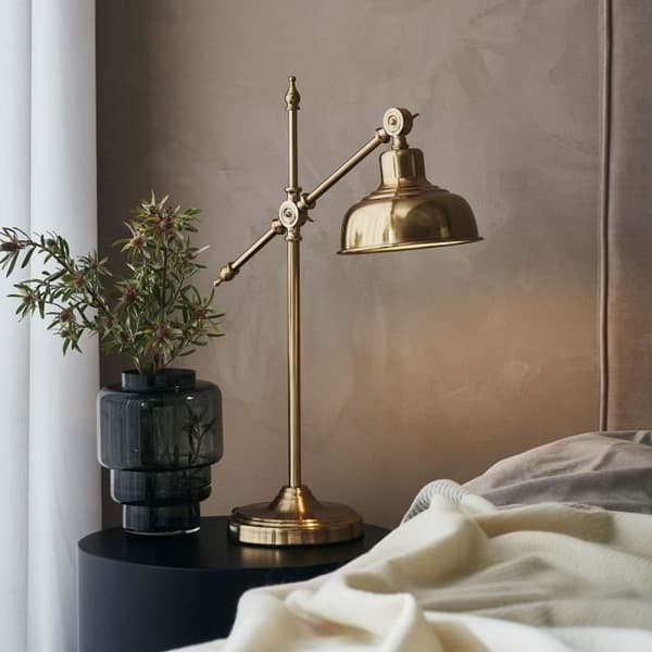 Lampe - Markslöjd - Grimstad - Guldmetall - Vintage - 1 glödlampa E27 60W