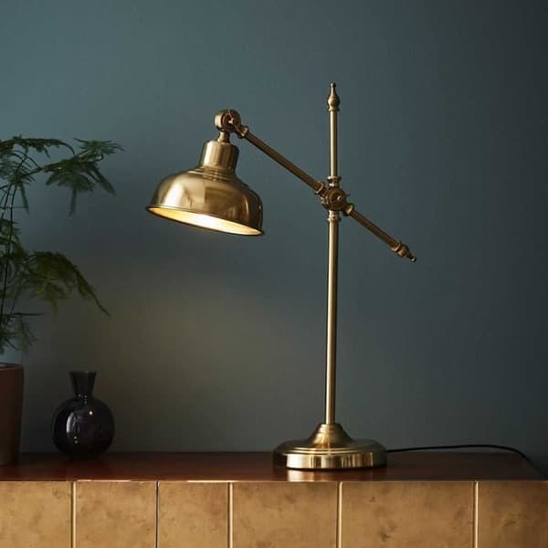Lampe - Markslöjd - Grimstad - Guldmetall - Vintage - 1 glödlampa E27 60W