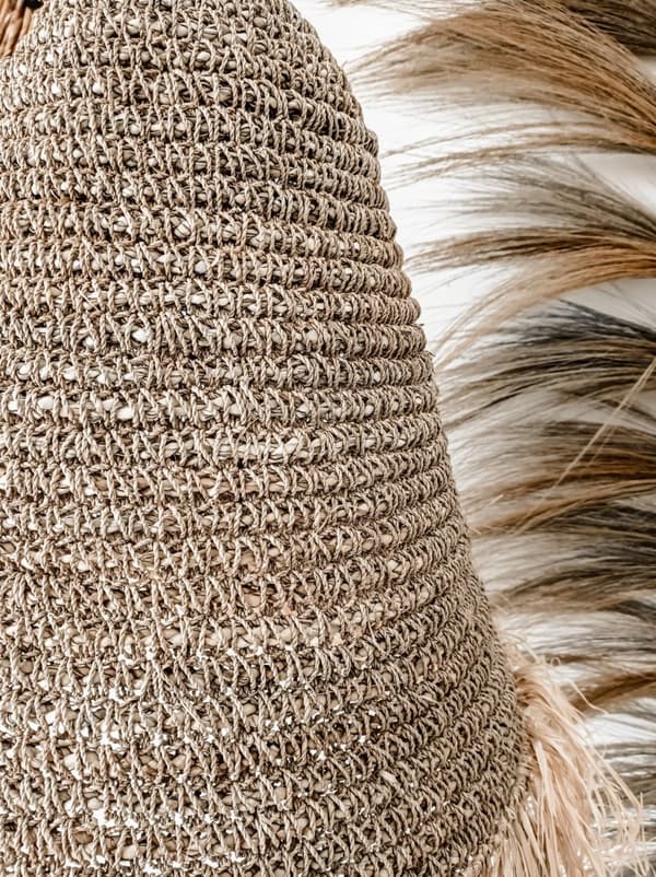 LAMPA RUMBAI L NATURLIG