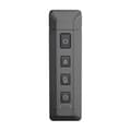 Miniatyrbilde 1 av 3: Uttrekkbar boklampe Glocusent GLCSNTA2601 USB 500mAh Grå