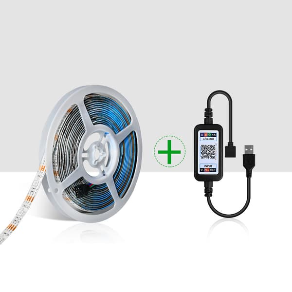 INF 5M RGB LED Strip Lights Kit med Bluetooth APP-kontroll