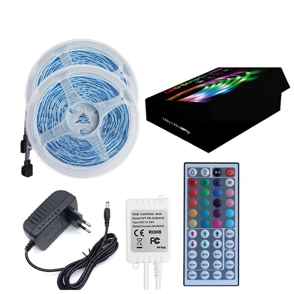 INF Allsidig 12V LED-stripe Kit: Lys opp med RGB-prakt