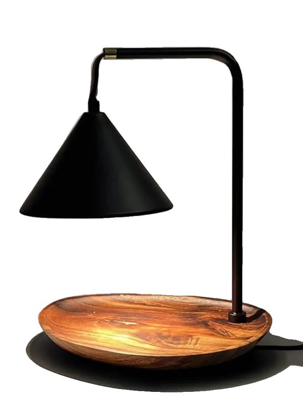 Vaxvärmelampa, Elegant Design, Funktionell Ljuslykta,Exklusive aromaterapi, B