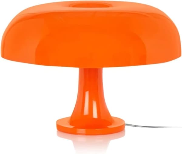 Skrivebordslampe Retro Svampelampe, Dæmpbar, Moderne Soveværelse & Stue Dekoration Orange
