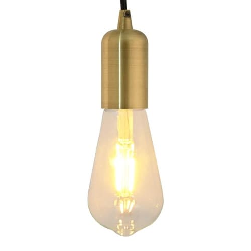 Lamphållare 2 st brons E27