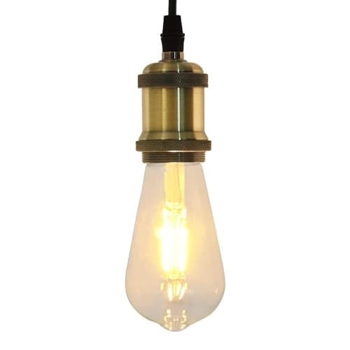 Lamphållare 2 st brons E27