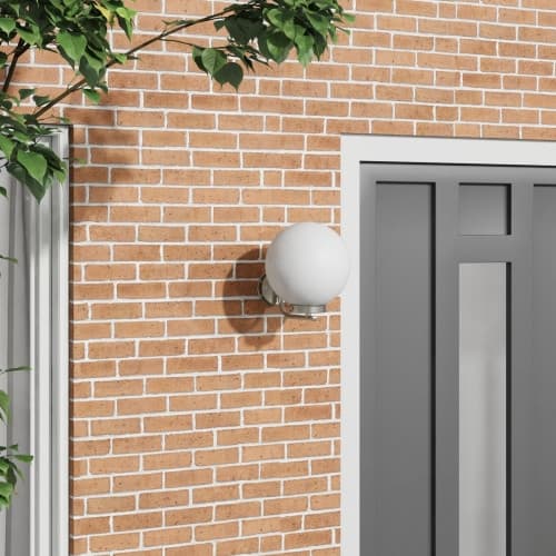 Utomhusvägglampa Silver Rostfritt Stål IP44