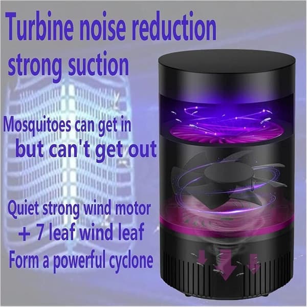 Mosquito Trap USB -hyönteislamppu Elektroninen Mosquito Killer UV-valolamppu Fyysinen Mosquito Killer -lamppu Kannettava makuuhuoneeseen Office