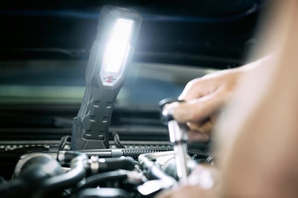 LED batteridrevet værkstedslampe HL 1000 A, IP54, 1000+200 lm Brennenstuhl 1175680