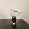 Miniatyrbild 2 av 2: LED Bordslampa, Art Deco Stil, Anpassningsbar Belysning,Storlek Diameter 50cm, Brun kropp