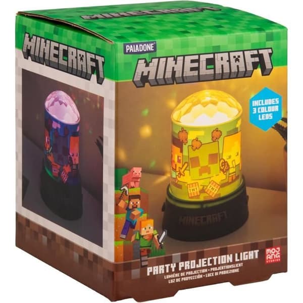 Paladone Minecraft LED-projektionslampa RVB