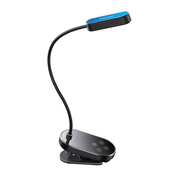 Glocusent Mini trådløs lampe GLCSNTBL004 med klips svart