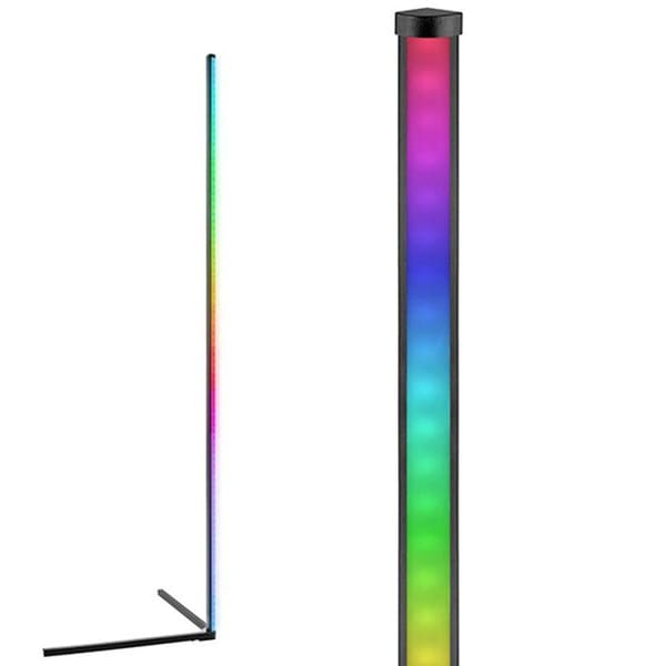 Dekorativ lampa - TRACER - Smart Corner - RGB - 12 ljuslägen - Fjärrkontroll