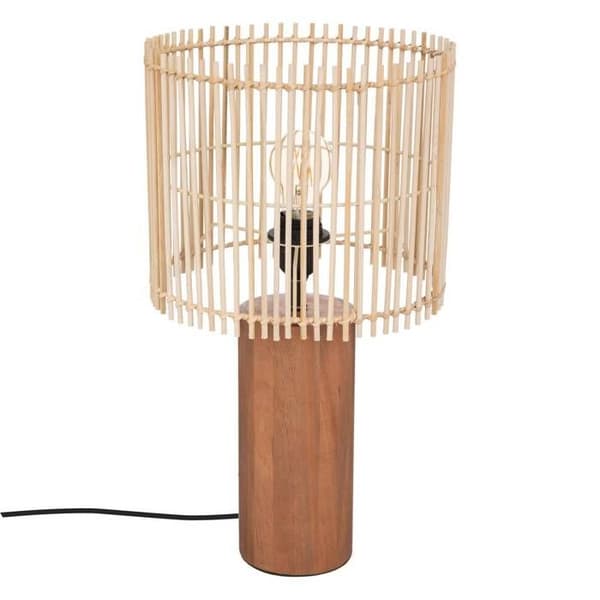 Bordslampa - Atmosphera - Davys - Furu och bambu - Naturell Trä